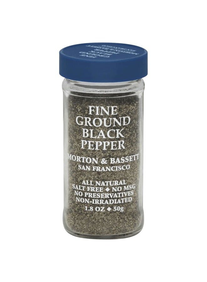 Fine Ground Black Pepper, 2-Ounce Jars (Pack of 3)