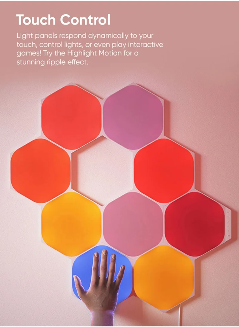 Nanoleaf Nanoleaf Shapes - Hex - White - 9 Pack