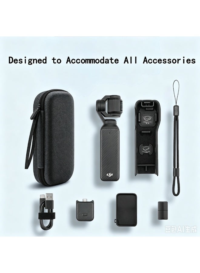 Field DJI Osmo Pocket 3 Carrying Bag, Fit for Osmo Pocket 3, Waterproof Hard Carrying Case, Portable U Storage Protective Bag for DJI Osmo Pocket 3 Creator Combo Accessories - Image 3