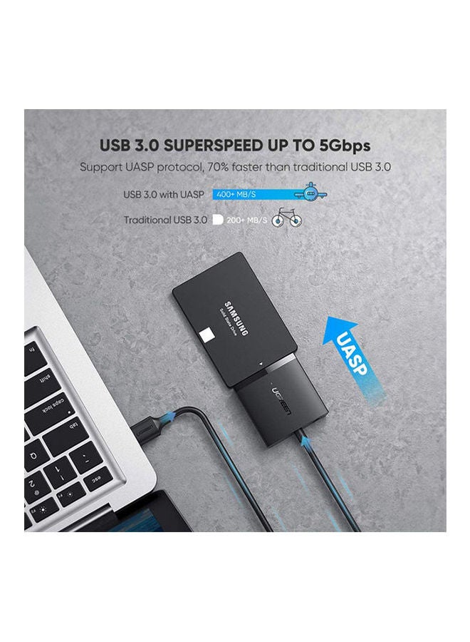 Ugreen USB 3.0 to SATA Converter with DC5.5mm Power Supply - Image 2