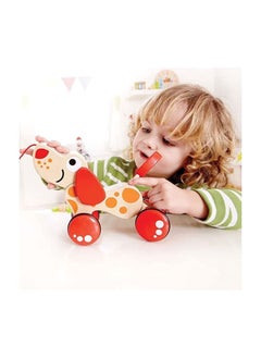 Toys Kids Walk ALong Puppy Wooden Toy  - Image 1