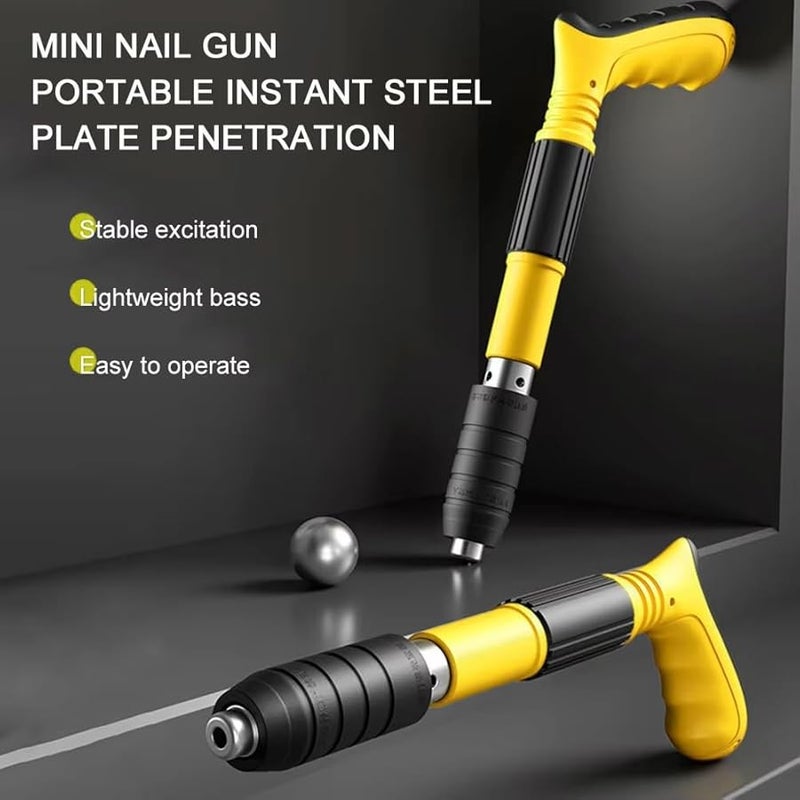 Manual Low Noise Wall Steel Nailer Tool for Woodworking and Decoration - Image 4