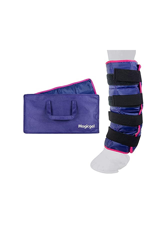 Magic Gel Horse Ice Pack with Carry Case - Cooling Leg Wrap for Hock, Ankle, Knee, Legs, Boots, and Hooves | Single Ice Boot | by Magic Gel  - Image 1