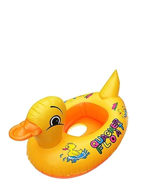 Inflatable Swimming for Children - Duck Float for Kids - Yellow&Orange