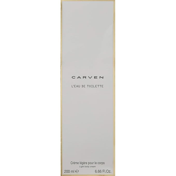 CARVEN Leau De Toilette Light Body Cream for Women 6.66 oz Cream - Image 2