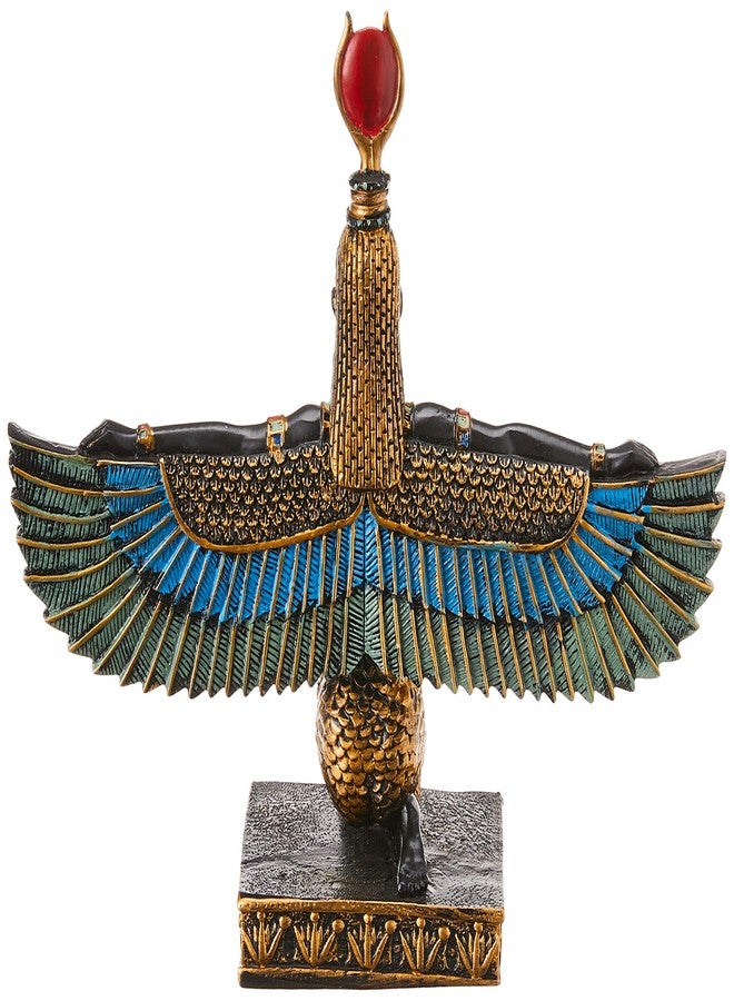 Design Toscano Isis Woman Diety of Beauty Egyptian Decor Figurine Statue, 8 inches wide, 6 inches tall, Cast Stone Resin, Full Color Paint - Image 3