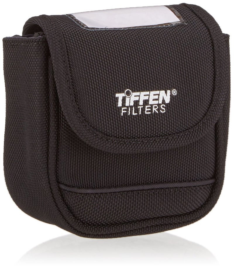 Tiffen 4BLTPCHLGK Large Belt Style Filter Pouch for Filters 62mm to 82mm,Black - Image 1