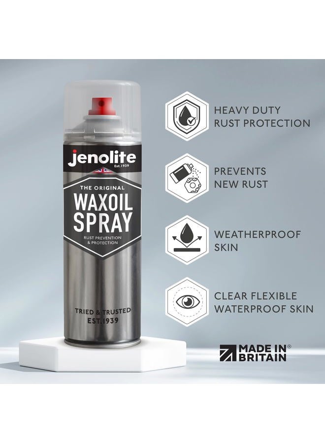 JENOLITE 89005 Waxoil Rust Prevention Aerosol, Car/Bike/Motorcycle Corrosion Protection Spray 500ml - Image 3