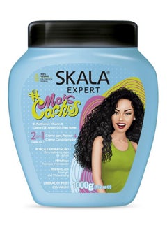 SKALA Hair Type 3Abc Eliminate Anti Frizz For Curly Hair 2 In 1 Conditioning Treatment Cream And Cream To Comb 100% Vegan Extra Large Size 35.2 Oz  - Image 2