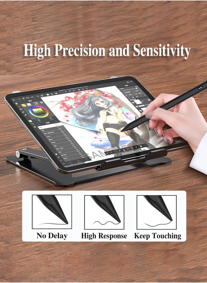 Arabest Active Digital Stylus Pen, Bluetooth iPad Pen with Fast Charging & Palm Rejection For Apple iPad 2018 and Later Blue  - Image 2