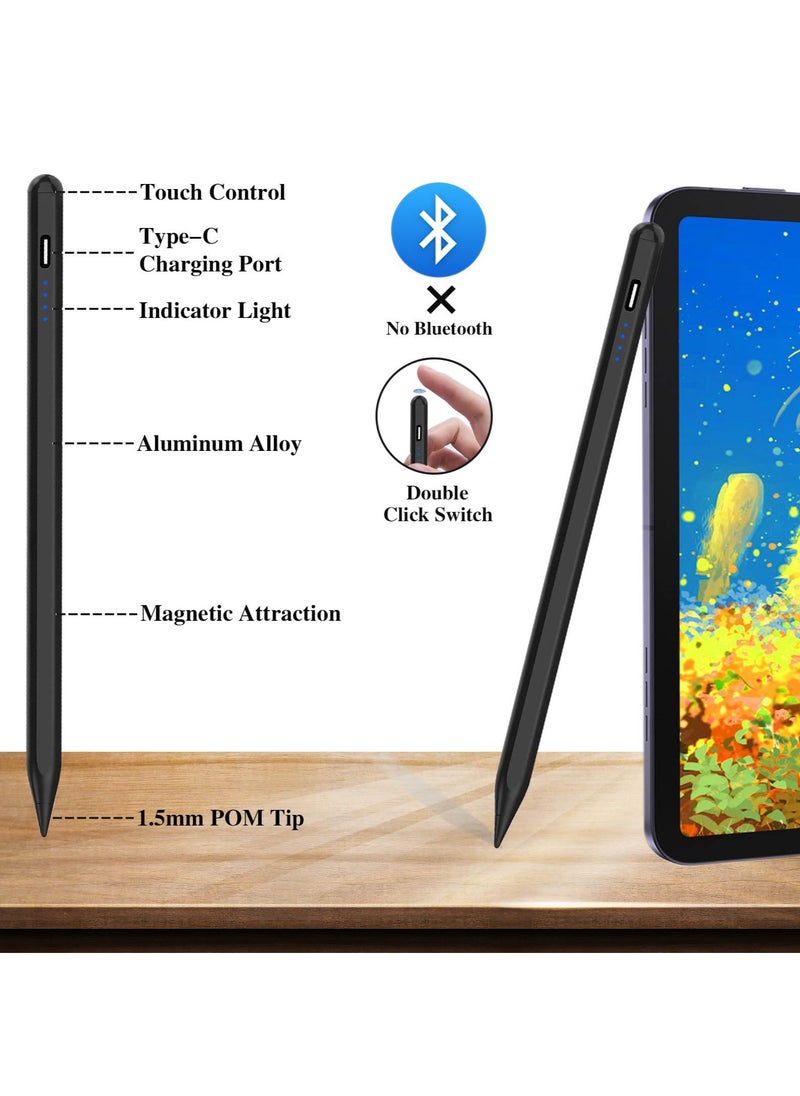 Arabest Active Digital Stylus Pen, Bluetooth iPad Pen with Fast Charging & Palm Rejection For Apple iPad 2018 and Later Blue  - Image 3