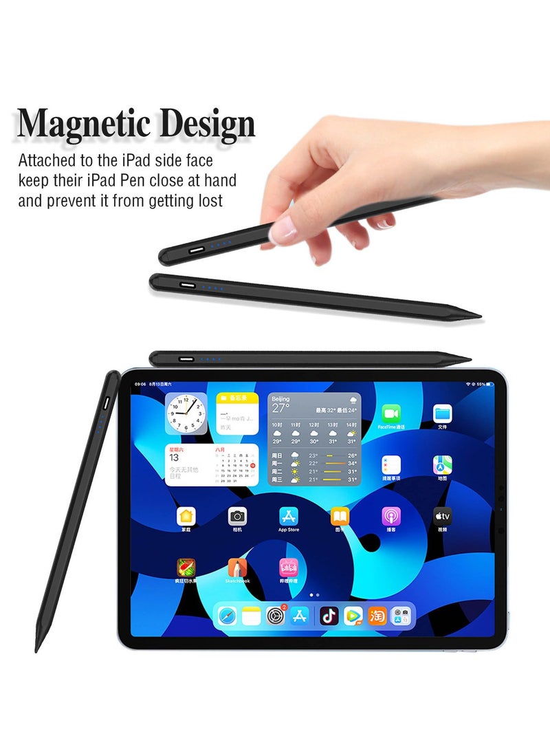Arabest Active Digital Stylus Pen, Bluetooth iPad Pen with Fast Charging & Palm Rejection For Apple iPad 2018 and Later Blue  - Image 5