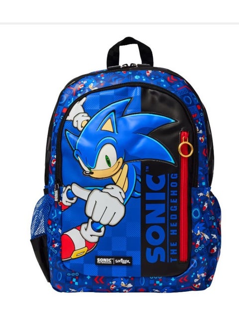 Australia Smiggle Schoolbag Student Schoolbag Primary And Secondary School Student Backpack Outdoor Leisure Bag Backpack-Color:Blue Sonic Large School Bag