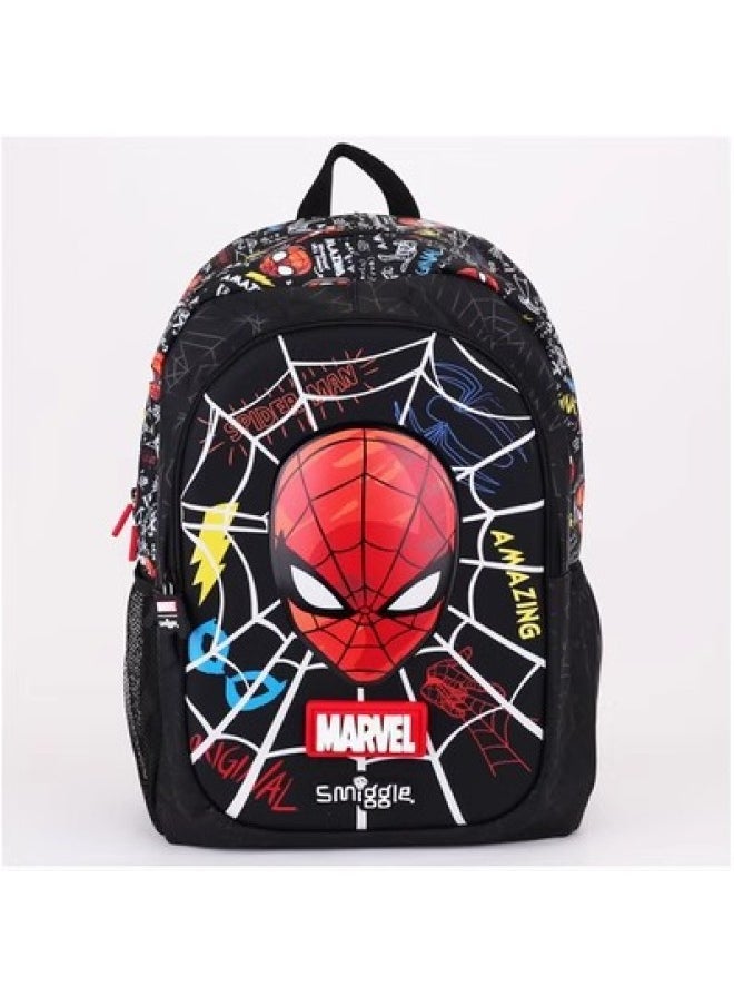 Australia Smiggle Schoolbag Student Schoolbag Primary And Secondary School Student Backpack Outdoor Leisure Bag Backpack-Color:Blue Sonic Large School Bag