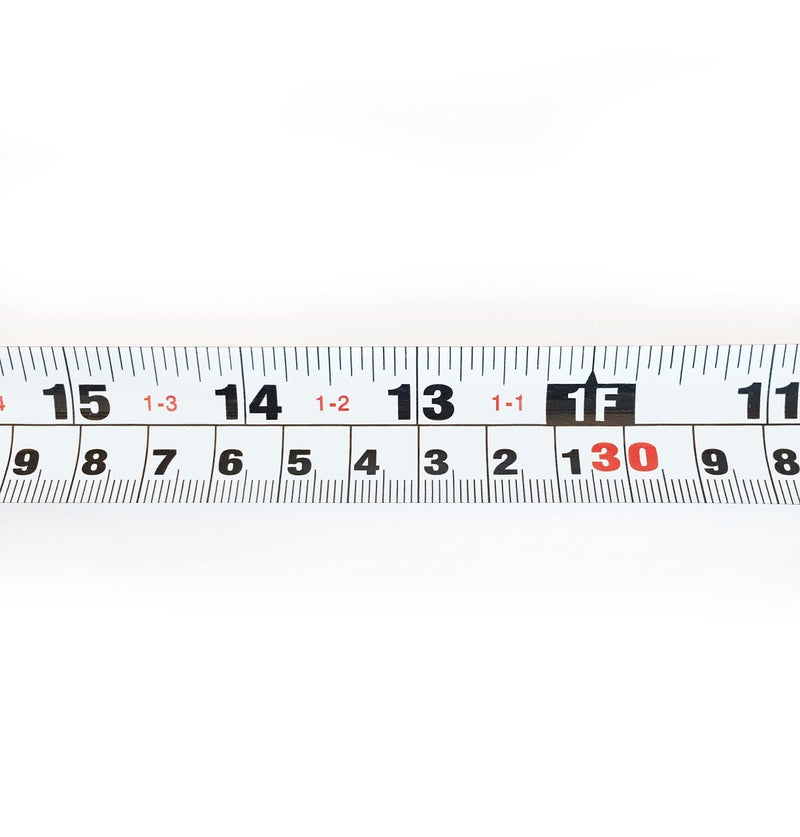 PERFECT MEASURING TAPE Left Handed Tape Measure with Right-to-Left Read - Measurement Reading Made Easy - Steel Hi-Visibility Orange Tape Measure 25ft/7.5m (Model RL-02) - Image 2
