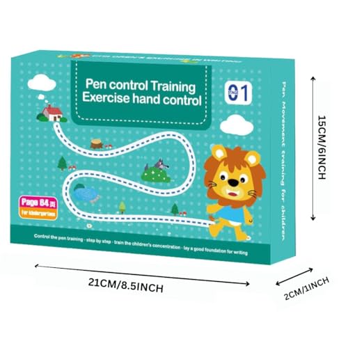 TAZLYN 64 pages magic book for kids 2-5years Magic Practice Workbook for Kids Tracing & Drawing Reusable Pen Control Book for Lines, Shapes, Patterns & Numbers Ideal for Early Learning (PACK OF 1) - Image 2