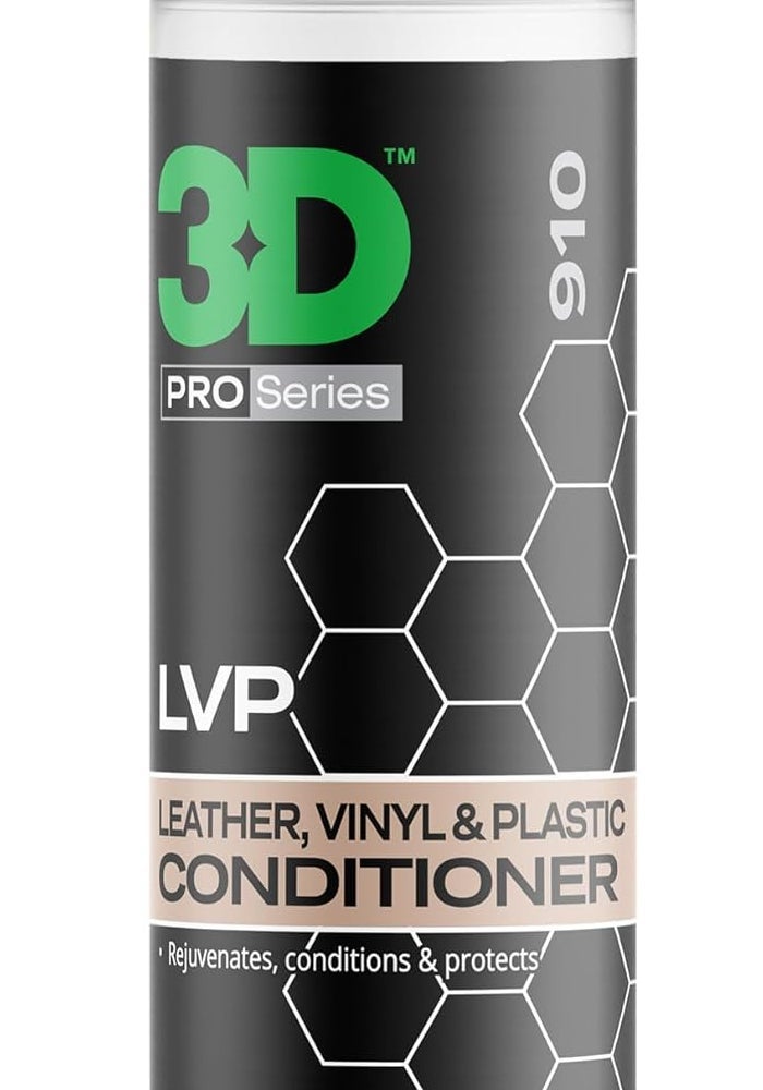 3D Leather, Vinyl & Plastic Conditioner - 16 oz | Cleans, Conditions & Protects | Environmentally Friendly - Image 1