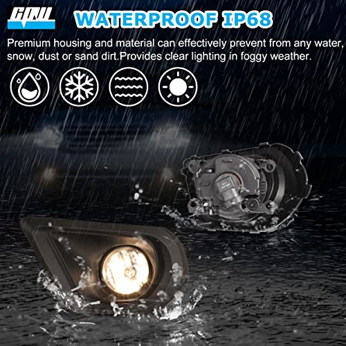 CPW Fog Lights Compatible with [2014 2015 2016 Subaru Forester] Clear Lens Bumper Driving Fog Lights Pair + Wiring + Switch Kit - Image 3