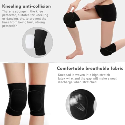 adbeni Protective Knee Pads | Thick Sponge Anti-Slip Guard Sleeve for Collision Avoidance | Ideal for Skating, Cycling & Activities Prone to Knee Injury | Comfortable & Durable - Image 3