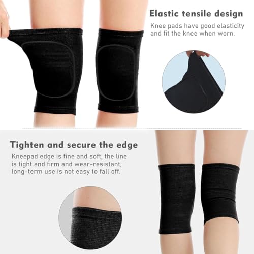 adbeni Protective Knee Pads | Thick Sponge Anti-Slip Guard Sleeve for Collision Avoidance | Ideal for Skating, Cycling & Activities Prone to Knee Injury | Comfortable & Durable - Image 4