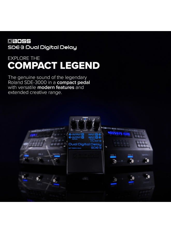 Boss SDE-3 Dual Digital Delay Pedal - Image 2