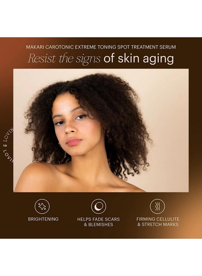 Makari - Makari Naturalle Carotonic Extreme Brightening Serum SPF15 (1.7 oz) | Helps Reduce Appearance Of Blemishes, Scars, and Imperfections | Brightens, Smoothens, & Gives Antioxidant Protection - Image 1