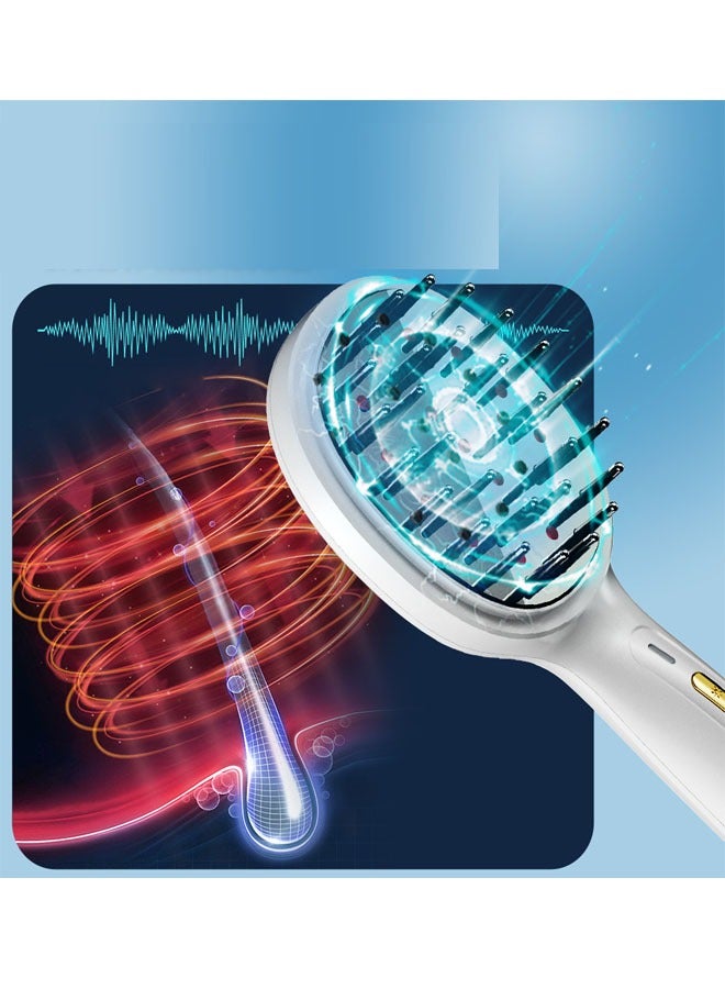 إن كي أكس مشط الشعر الكهربائي المنزلي بالليزر وعلاج الضوء الأحمر وتدليك فروة الرأس لتعزيز العناية بالشعر - Image 2