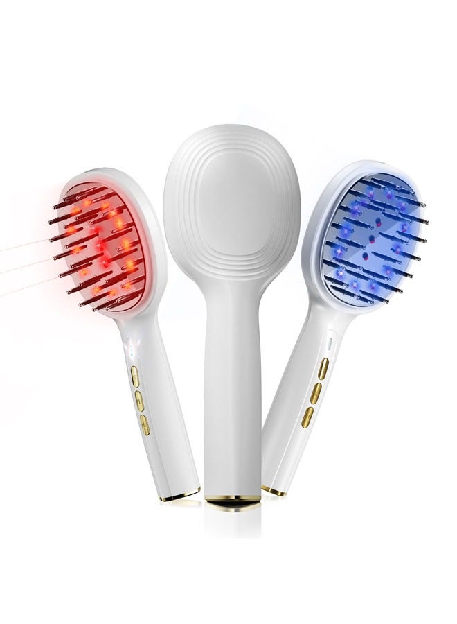 إن كي أكس مشط الشعر الكهربائي المنزلي بالليزر وعلاج الضوء الأحمر وتدليك فروة الرأس لتعزيز العناية بالشعر - Image 1