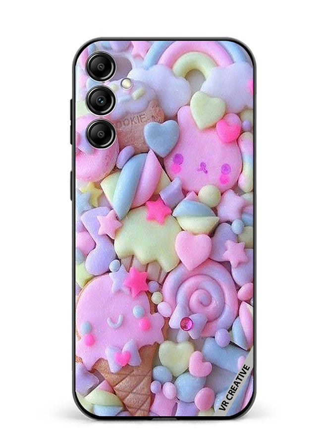 VR CREATIVE Protective Case Cover For Samsung Galaxy A14 5G/A14 Kawai Decoden Design Multicolour - Image 1