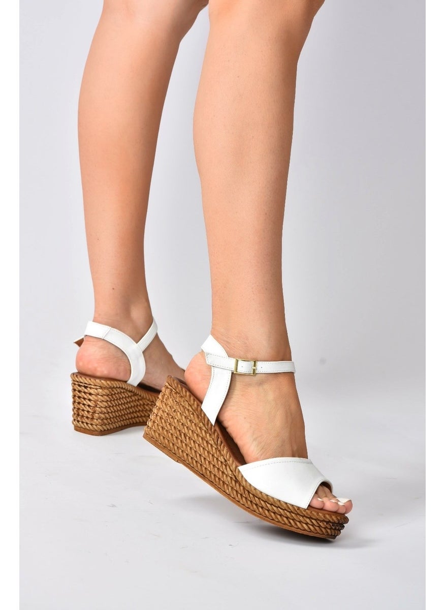 Fox Shoes - Women's White Wedge Heels SHOES674192209 - Image 1