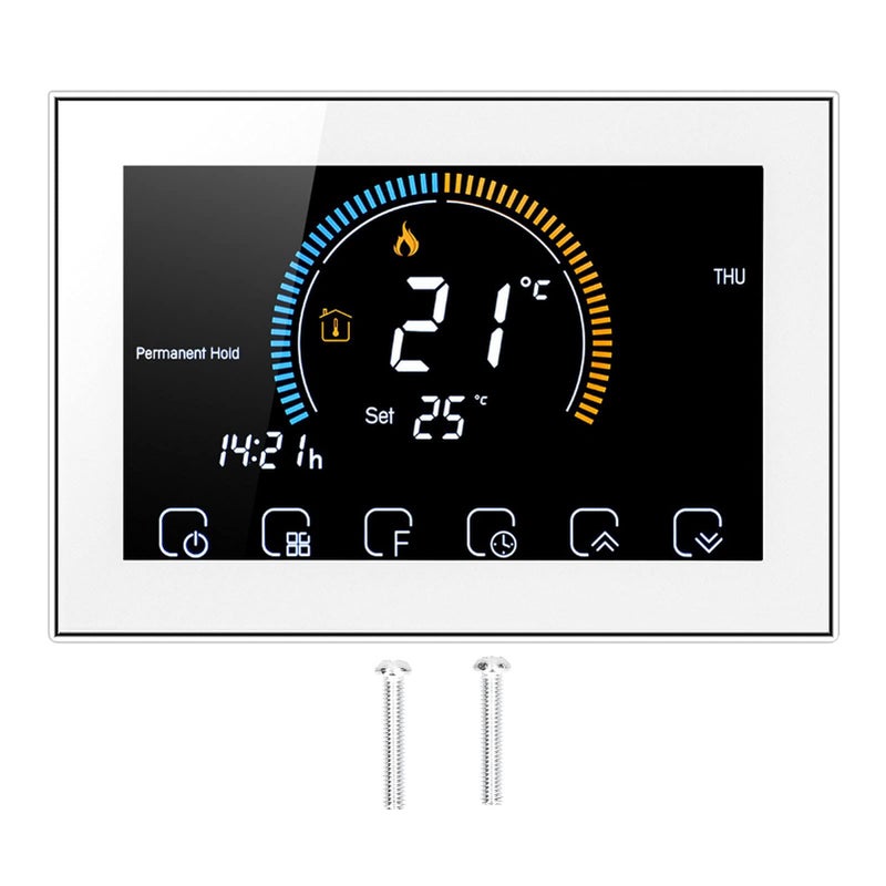 Smart Thermostat BHT 8000GA White LCD Touch Screen Programmable For Home - Image 2