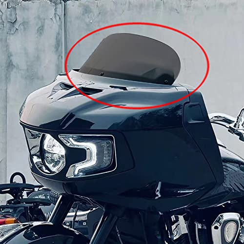 Panical 8.7inch Front Wind Deflector Spoiler Air Deflector Windshield Wind Protection Baffle for Indian Challenger Pursuit 2020-2026 Motorcycle PC Hardened Layer Smoke Gray - Image 1