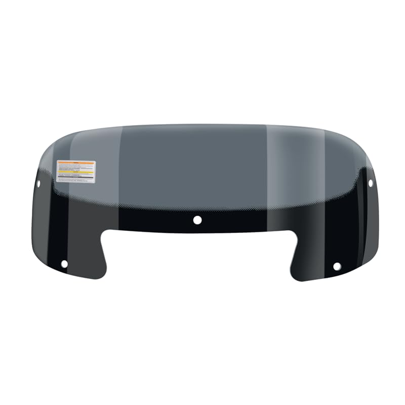 Panical 8.7inch Front Wind Deflector Spoiler Air Deflector Windshield Wind Protection Baffle for Indian Challenger Pursuit 2020-2026 Motorcycle PC Hardened Layer Smoke Gray - Image 2