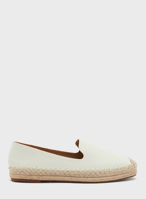 Textured Shiny Espadrille