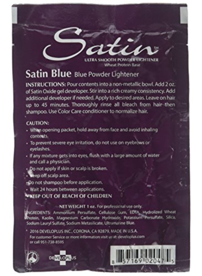 Satin Smooth SATIN Satin Bluebleach Powder Lightener 1 Oz Individual Pack - Image 4