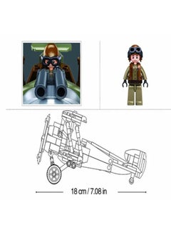 Sluban SLUBAN-MODELBRICKS  1/35 SOPWITH CAMEL S 293PCS  - Image 4
