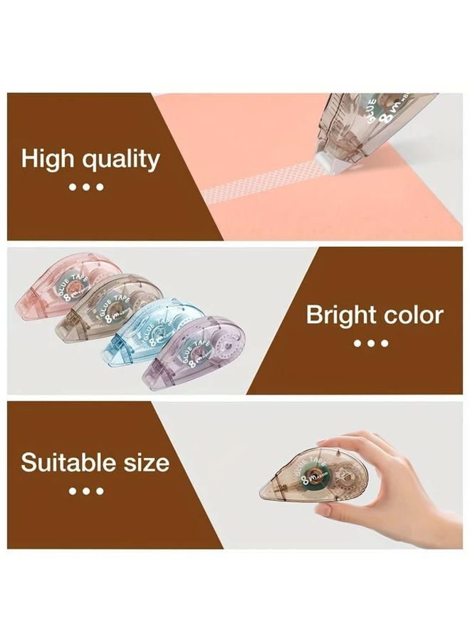 Double Sided Tape Roller 26.25 Ft Strong Adhesive Random Color For Scrapbooking Crafts - Image 4