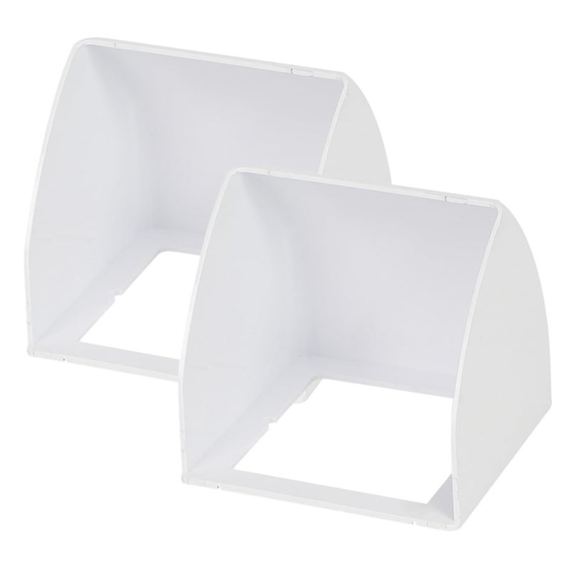 2pcs Abs Doorbell Rainproof Cover For Outdoor Plug Easy Installation Multicolor - Image 2