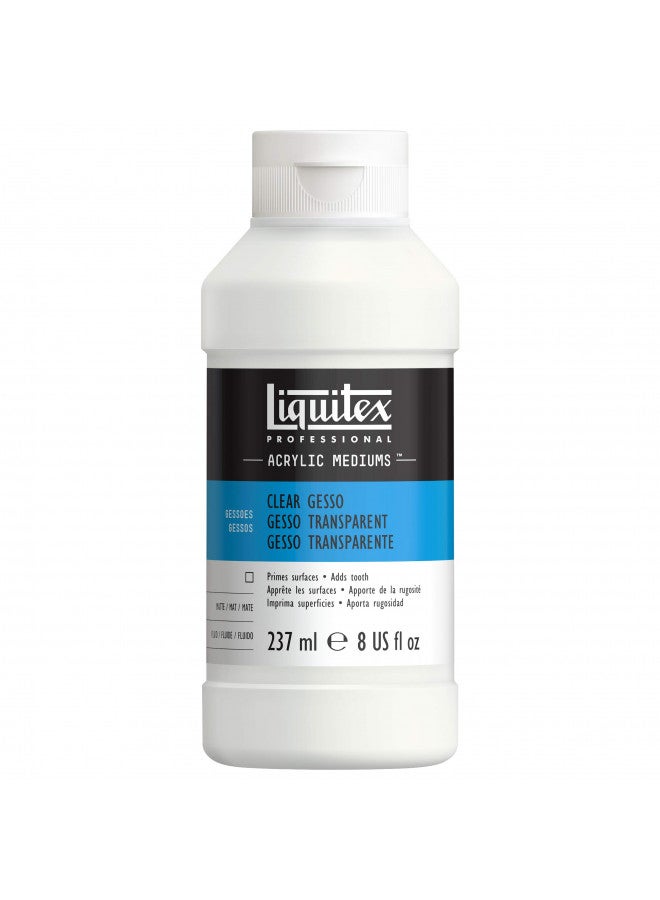 Liquitex وسيط تحضير السطح من ليكويتكس بروفيشينال جيسو، 237 مل (8.0 أونصة)، شفاف - Image 1