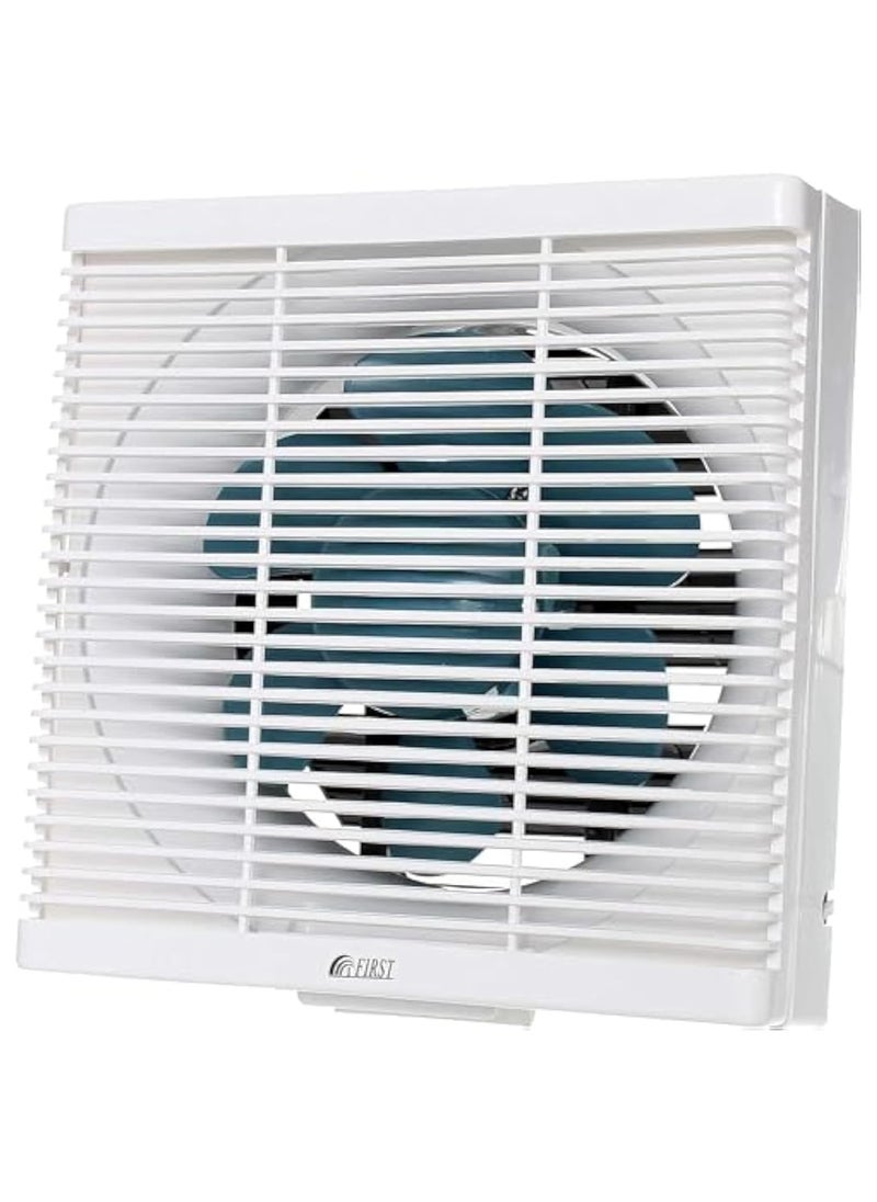 first First One 35cm Large Wall Mounted Two-Way Exhaust Fan, White, 100W 