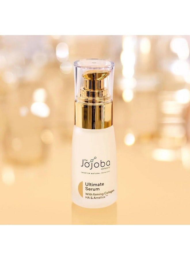 the jojoba company - 30Ml Ultimate Serum Antiaging Reduces Appearance Of Wrinkles Crow’S Feet Frown Lines & Fine Lines Increases Skin Firmness Hydrates & Tightens Clinically Proven Results - Image 1