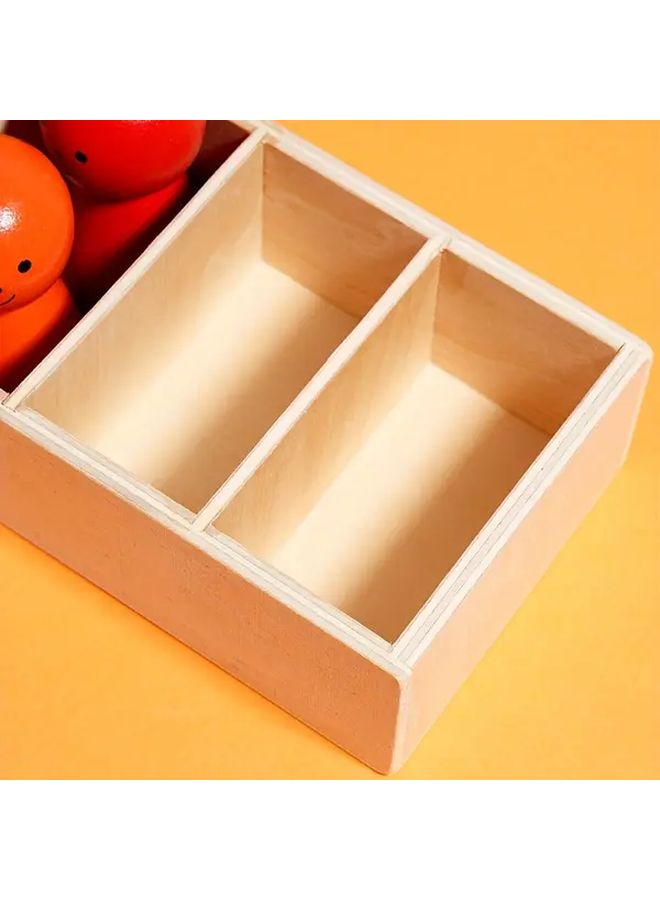 Color Guessing Game Set With Wooden Box 10 Figurines Educational Desktop Toy Gift - Image 5