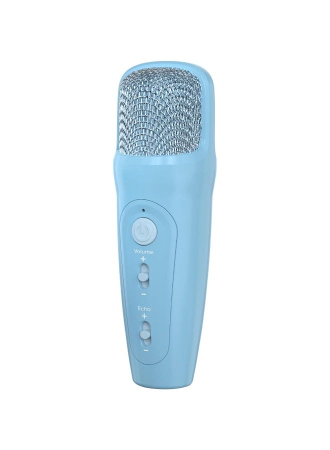 myFirst Voice 2 Microphone for Kids | Wireless Portable Karaoke & Singing Mic with Clear Sound, Fun Voice Effects & Rechargeable Battery, Lightweight Design – Perfect Karaoke Accessory - Blue - Image 1