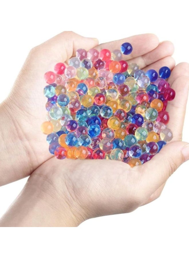 3000 Colorful Gel Balls - 7-8mm Stretchable Water Beads for Sensory Play, Water Guns, Home Decor, and Soil Moisture - Non-Toxic and Biodegradable - Similar to Orbeez - Soft, Brightly Colored, and Easy to Soak - For Kids and Adults - Image 3