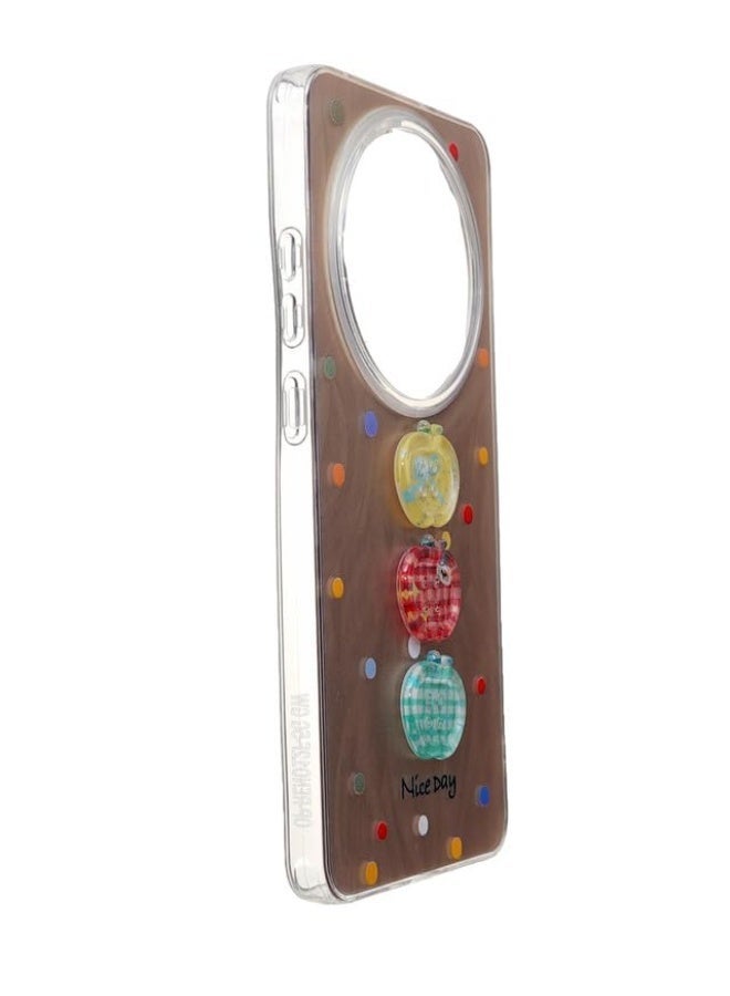 Plastic Back Cover For Oppo Reno 12F, Multi Color - Image 3