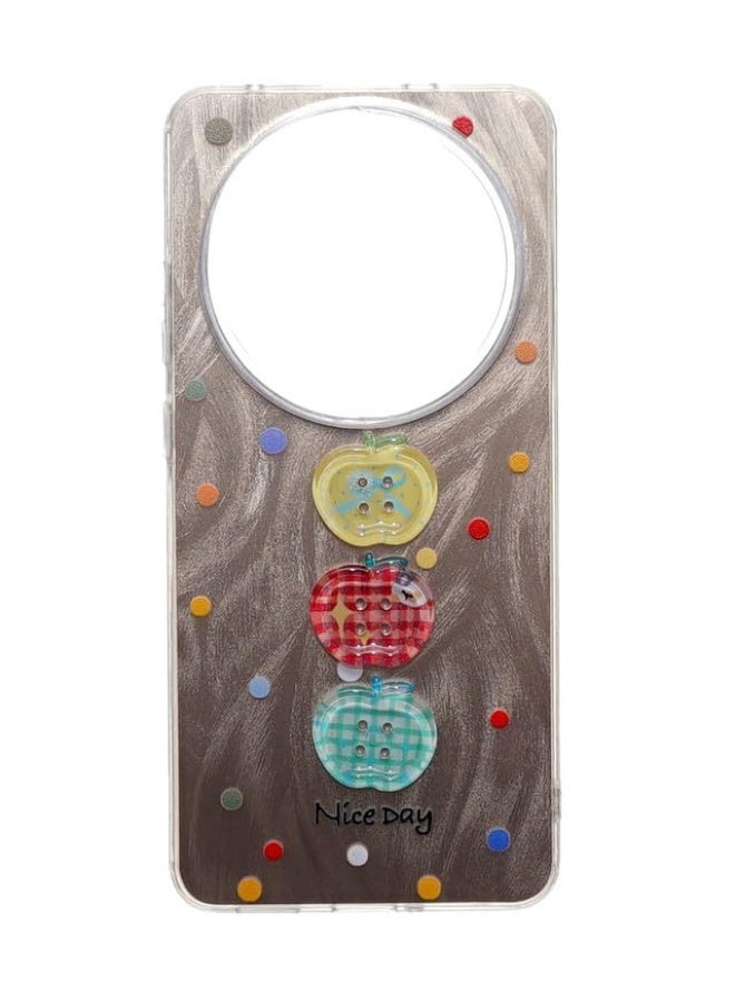 Plastic Back Cover For Oppo Reno 12F, Multi Color - Image 1