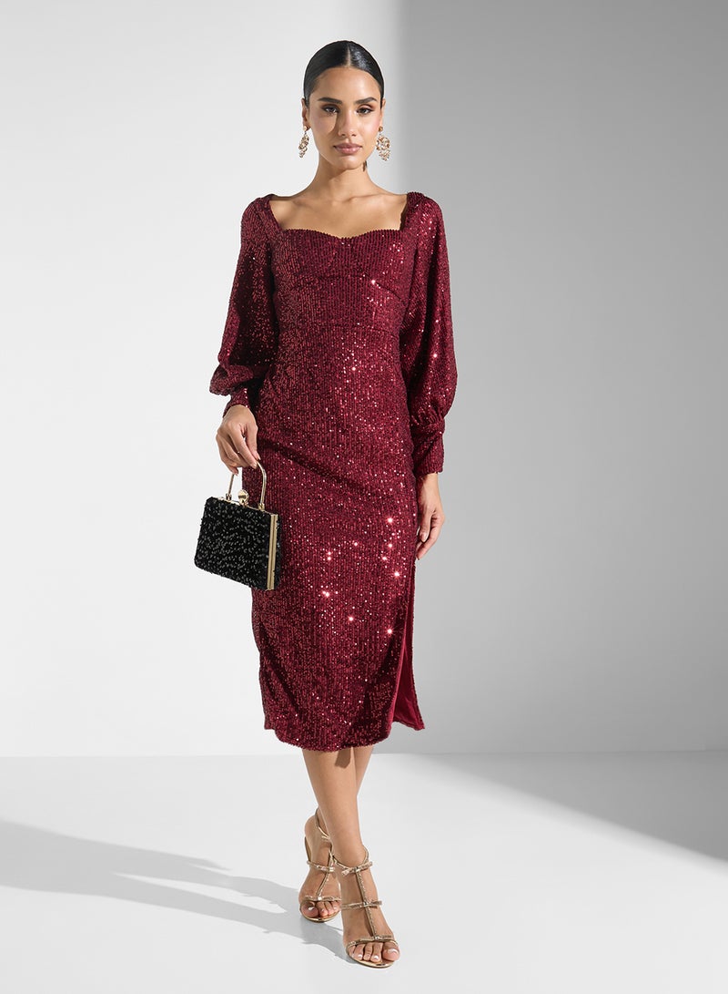 Ella Limited Edition Sequin Sweetheart Dress - Image 4