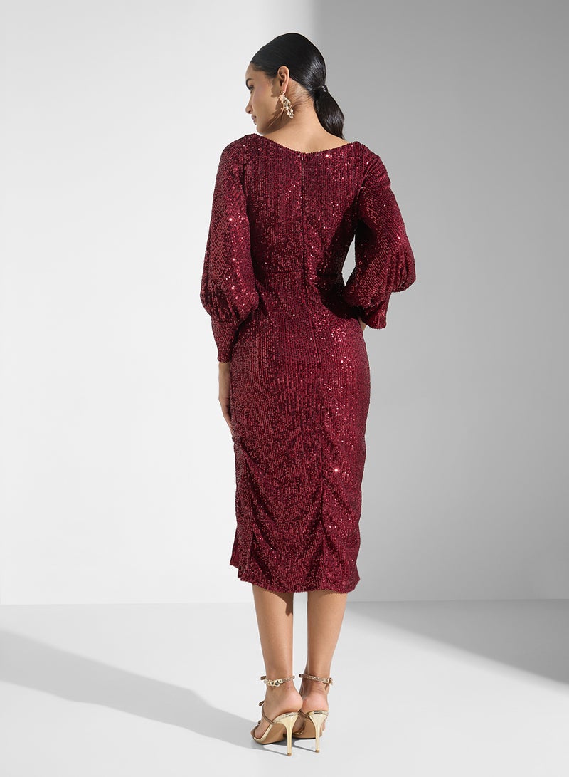 Ella Limited Edition Sequin Sweetheart Dress - Image 2