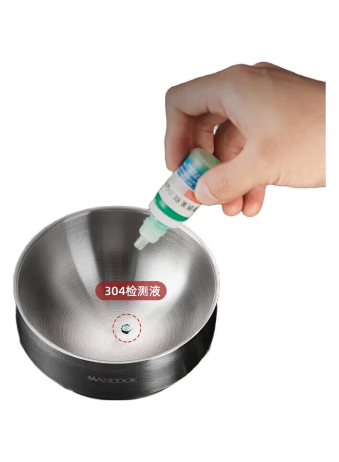 MAX COOK Meichun (Maxcook) 304 Stainless Steel Bowls, Double-Layer Insulated Soup Bowls, Tableware Noodle Bowls 13Cm (Set Of 6) Mcwa612 - Image 1