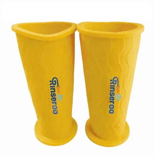 Rinseroo (2 Pack) Replacement Water Hose Connectors for JUMBO Rinseroo. Fits shower heads 4-7 Inches Wide, Easy Install Hose Attachment for Shower Cleaning (Rinseroo Sold Separately, Not for Tub Version) - Image 1
